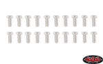 RC4WD Scale Hex Head Bolts (M2.5x6mm) (Silver) (20)