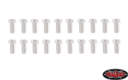 RC4WD Scale Hex Head Bolts (M2.5x6mm) (Silver) (20)