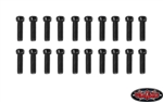 RC4WD Scale Hex Head Bolts (M3x10mm) (Black) (20)