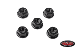 RC4WD M4 Low Profile Flanged Lock Nut (Black) (5)