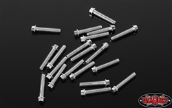 RC4WD Miniature Scale Hex Bolts (M2 x 10mm) (Silver) (20)