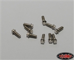 RC4WD Miniature Scale Hex Bolts (M2 x 5mm) (Silver)