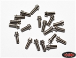 RC4WD Miniature Scale Hex Bolts (M2.5 x 6mm) (Silver)