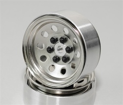 RC4WD Pro10 1.9" Steel Stamped Beadlock Wheel (Silver) (4)