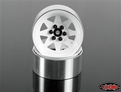 RC4WD 6 Lug Wagon 2.2" Steel Stamped Beadlock Wheels (White) (4)