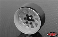 RC4WD OEM Stamped Steel 1.9" Beadlock Wheels (White) (4)