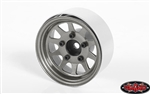 RC4WD OEM Stamped Steel 1.55" Beadlock Wheels (Plain) (4)