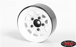 RC4WD OEM Stamped Steel 1.55" Beadlock Wheels (White) (4)