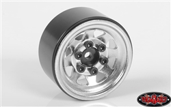 RC4WD Stamped Steel 1.0" Stock Beadlock Wheels (Chrome) (4)