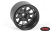 RC4WD Deep Dish Wagon 1.55" Stamped Steel Beadlock Wheels Black (4)