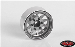 RC4WD OEM 6-Lug Stamped Steel 1.55" Beadlock Wheels (Plain) (4)