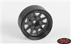 RC4WD OEM 6-Lug Stamped Steel 1.55" Beadlock Wheels (Black) (4)