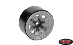 RC4WD Stamped Steel 1.0" Stock Beadlock Wheels (Plain) (4)