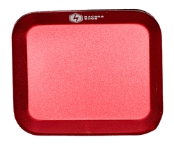 Racers Edge Small Aluminum Alloy Magnetic Screw Tray - Red
