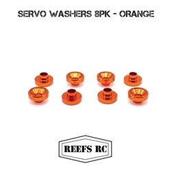 REEFS RC Servo Washers - Orange (8)