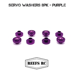 REEFS RC Servo Washers - Purple (8)