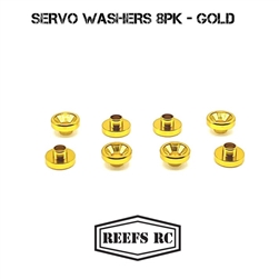 REEFS RC Servo Washers - Gold (8)