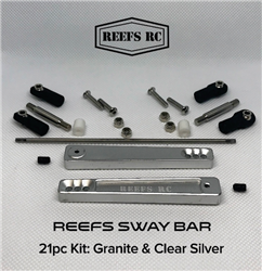 REEFS RC Sway Bar Kit Clear / Silver Anodized
