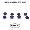 REEFS RC Servo Washers 8pk- Blue
