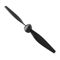 Rage RC Propeller, 2-Blade with Black Spinner, Super Cub and Warbirds