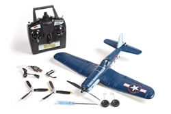 SCRATCH & DENT Rage RC F4U Corsair Jolly Rogers Micro RTF Airplane