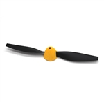 Rage RC Propeller, 2-Blade with Yellow Spinner, Warbirds