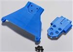 RPM Front Bulkhead LCG Slash 4X4 Blue