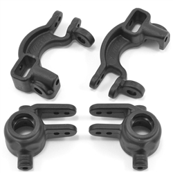 RPM Caster Blocks / Steering Blocks Slash 4X4 Black