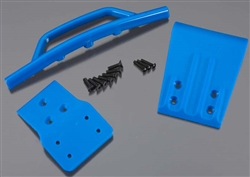 RPM Front Bumper & Skid Plate Blue Slash 4X4