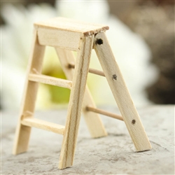 Miniature Wood Step Ladder