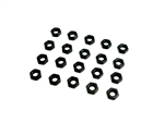 M3 Black Hex Nuts (20)