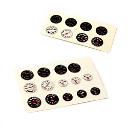 1/10 Scale Gauge Decal Sheets