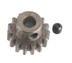 Robinson Racing Extra Hard Steel 5mm Bore 1 Mod Pinion Gear 15T