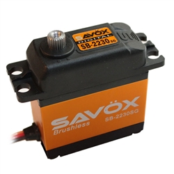 Savox SB-2230SG High Voltage Monster Torque Brushless Tall Steel Gear Digital