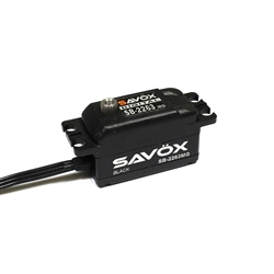 Savox SB-2263MG-BE Black Edition Low Profile High Speed Brushless Digital Servo