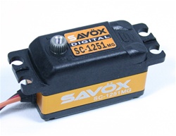 Savox SC-1251MG Low Profile Digital "High Speed" Metal Gear Servo