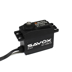 Savox SC-1256TG Standard Size Titanium Gear Digital Servo .15/277oz - Black Edition