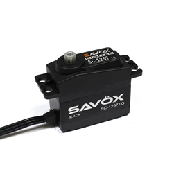 Savox SC-1257TG Standard Size Coreless Titanium Gear Digital Servo .07/139oz - Black Edition