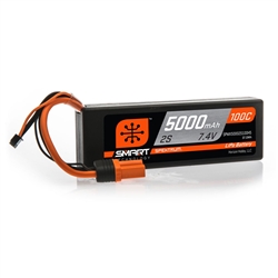 Spektrum 2S 7.4V 5000mAh 100C Smart Hardcase LiPo Battery - IC5