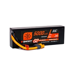 Spektrum 2S 7.4V 5000mAh 30C Smart G2 Hardcase LiPo Battery - IC3