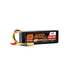 Spektrum 4S 14.8V 5000mAh 50C Smart G2 Hardcase LiPo Battery - IC5