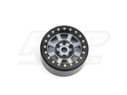 SSD RC Single 1.9" Assassin Beadlock Wheel (Grey) (1)