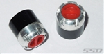 SSD RC Scale Locking Hubs (Red) (2)