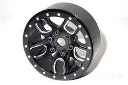 SSD RC Single 1.9" Double Time Beadlock Wheel (Black) (1)