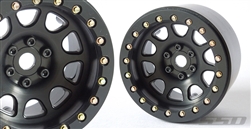 SSD RC 2.2" D Hole Beadlock Wheels (Black) (2)
