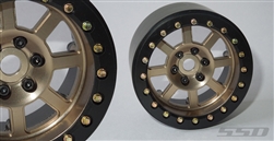 SSD RC 2.2" Assassin Wide Beadlock Wheels (Bronze) (2)