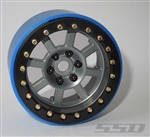 SSD RC Single 2.2" Assassin Wide PL Beadlock Wheel (Grey) (1)