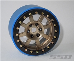 SSD RC Single 2.2" Assassin Wide PL Beadlock Wheel (Bronze) (1)