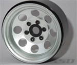 SSD RC Single 1.9" Steel 8 Hole Beadlock Wheel (Silver) (1)
