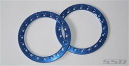 SSD RC 1.9" Blue Aluminum Beadlock Rings (2)